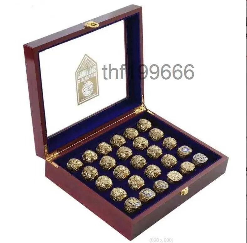 Rings 27pcs Ny World Series Baseball Champions Championship Ring Set with Wooden Display Box Men Fan Brithday Gift Wholesale Drop Shippi7XTE 7XTE