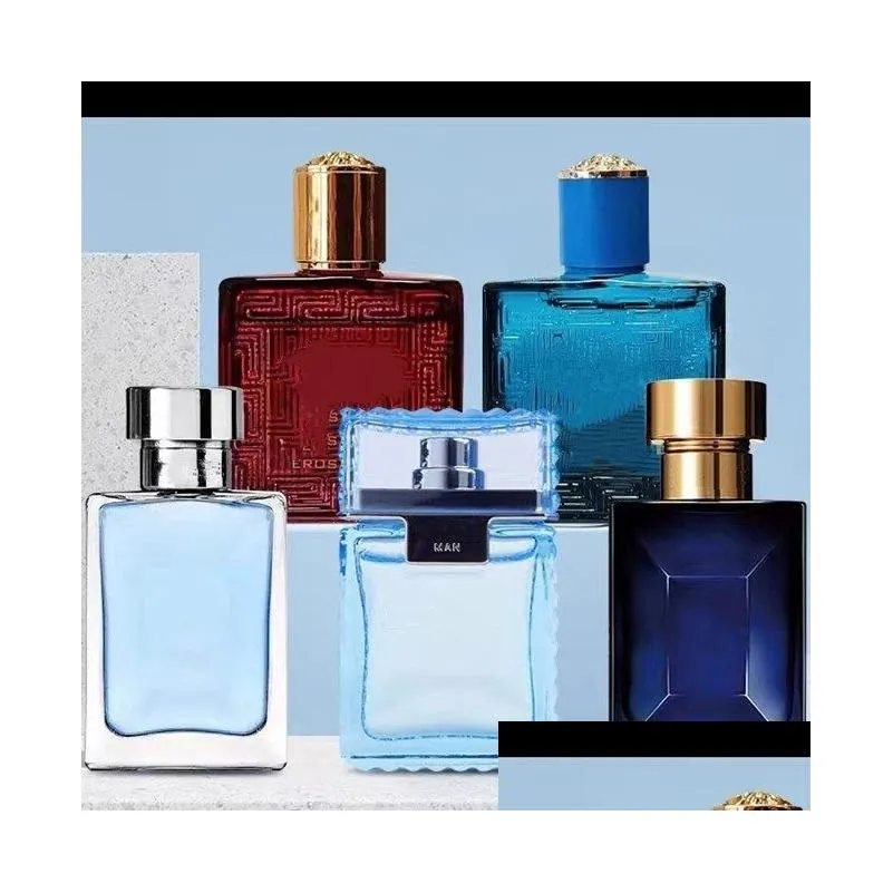 Parfum par encens Eros Flame 100 ml bleu vaporisateur longue durée Cologne pour hommes livraison rapide goutte santé beauté déodorant Otrzc