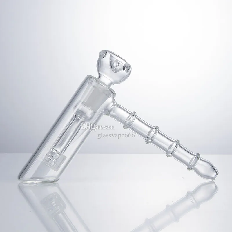 GlassVape666 Y149 물 담뱃대 흡연 파이프 망치 스타일 유리 파이프 6 암 나무 새장 PERC 2 모델 버블러 수진 담배 마른 허브 애쉬 포수
