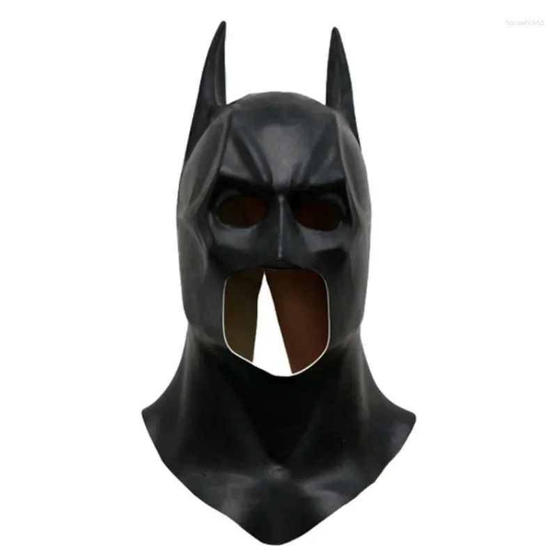 Fontes de festa Máscaras de látex de morcego Homem Máscara de cabeça cheia Bruce Wayne Cavaleiro das Trevas Cosplay Morcegos Adereços de Halloween