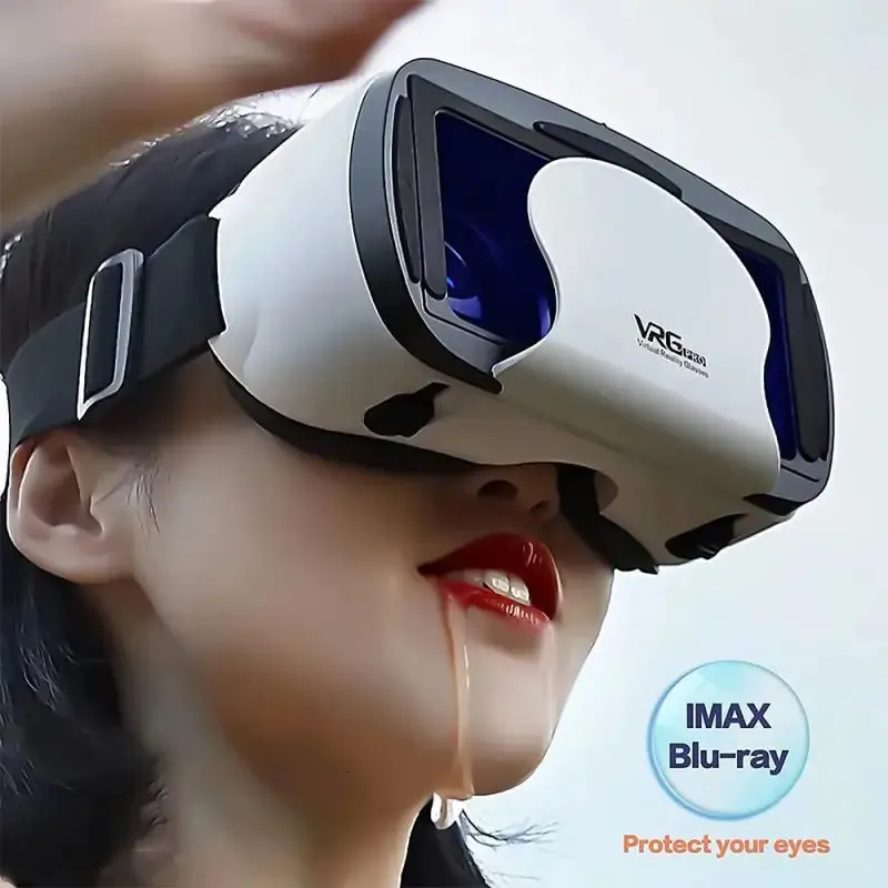 3D-VR-Brille, virtuelle Realität, Vollbild, visuelle Weitwinkel-VR-Brille für 5 bis 7 Zoll große Smartphone-Geräte 240124