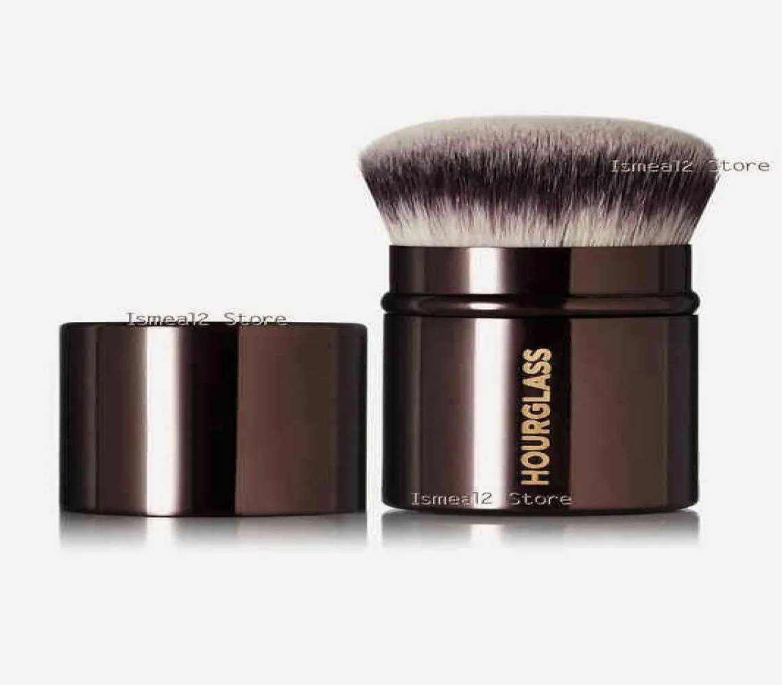 Hourglass HG einziehbare Kabuki-Make-up-Pinsel, dichtes Kunsthaar, kurze Größe, Foundation, Puder, Kontur, Schönheit, Kosmetik, Werkzeuge4497288