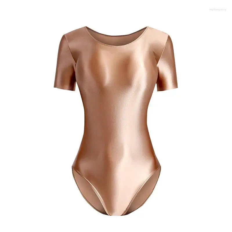 Stage Wear 1PC Femmes Solide Couleur Simplicité Bodys Danse Pratique Vêtements Conjoint Gymnastique Formation De Base Adulte