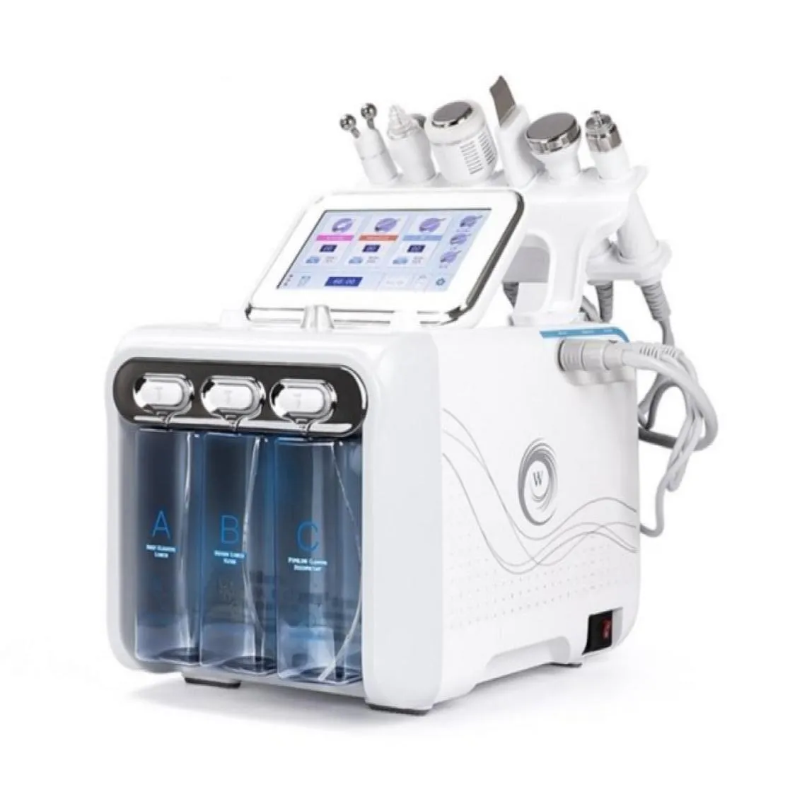 6 in 1 Hydrafacial Dermabrasion Machine Water Oxygen Jet Peel Hydra Skin Scrubber Facial Beauty Deep Cleansing Rf Face Lifting Col7793857
