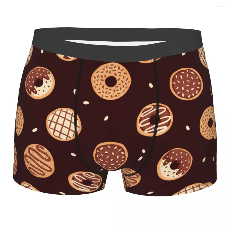 Caleçon Boxer Homme sous-vêtements Homme culotte motif chocolat short confortable Homme