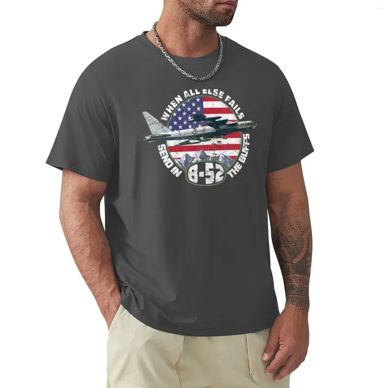 Herenpolo's Stuur In De Buffs B-52 Stratofortress Bomber Design T-shirt Anime Kleding Zwarten T-shirts Voor Mannen Grafisch