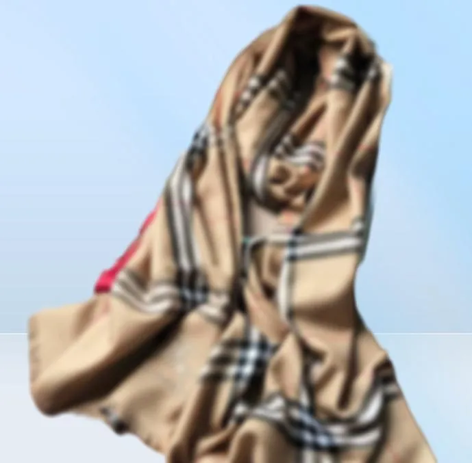 Diseñadores marca clásica bufanda estampada a cuadros de gama alta chal suave moda otoño invierno men039s y women039s bufandas cálidas lar4411844