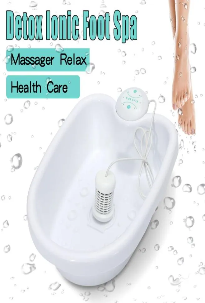 Machine électrique de bain de pieds de désintoxication d'ion d'anion chauffage de seau de baignoire cellule ionique nettoient l'instrument de Machine de Spa ensemble de soins de santé SH1907278900767