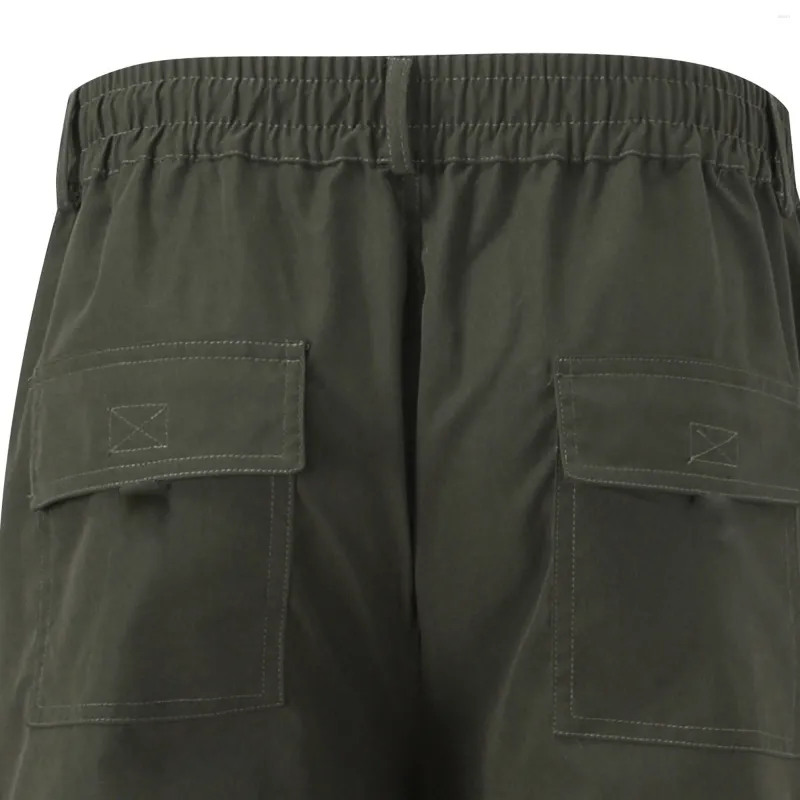 Pantaloni da uomo Pantaloni adatti per tutte le stagioni Pantaloni casual Tasca tinta unita Pantaloni moda Tuta da spiaggia Gamba dritta Coreana Ropa Hombre