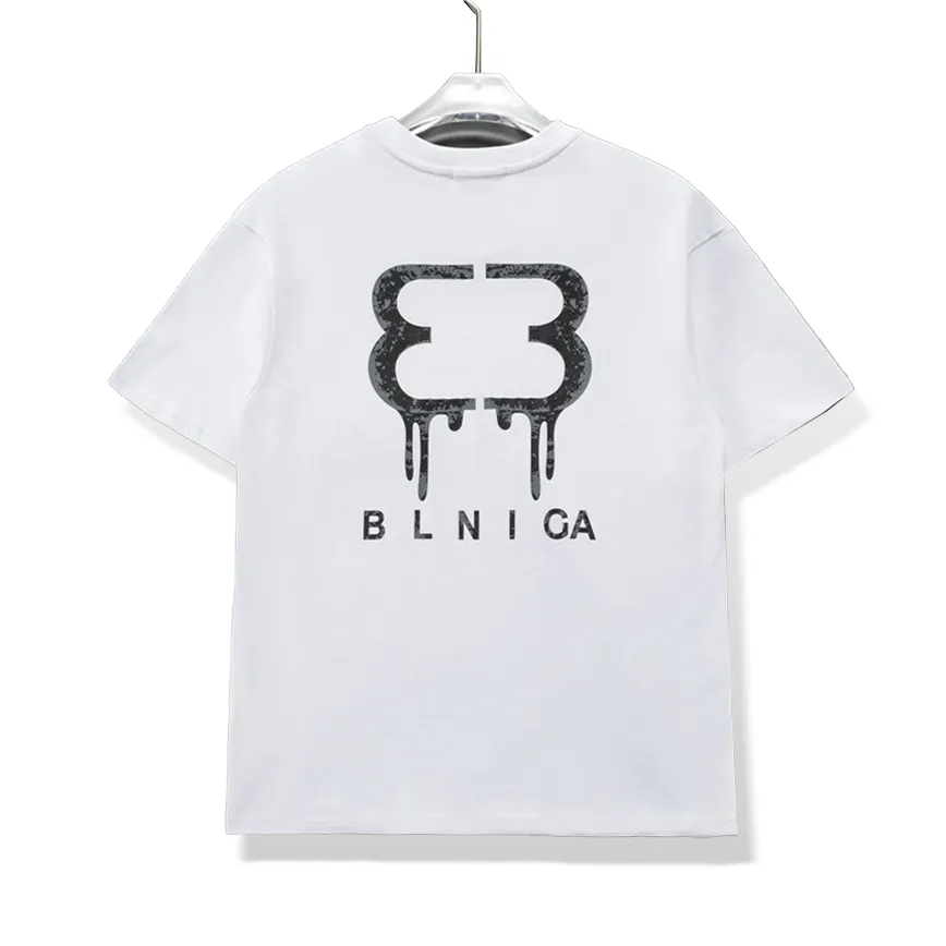 Verão de luxo casual mens camiseta novo desgaste designer manga curta letras de moda casual 100% algodão de alta qualidade atacado preto e branco mangas curtas M-3XL