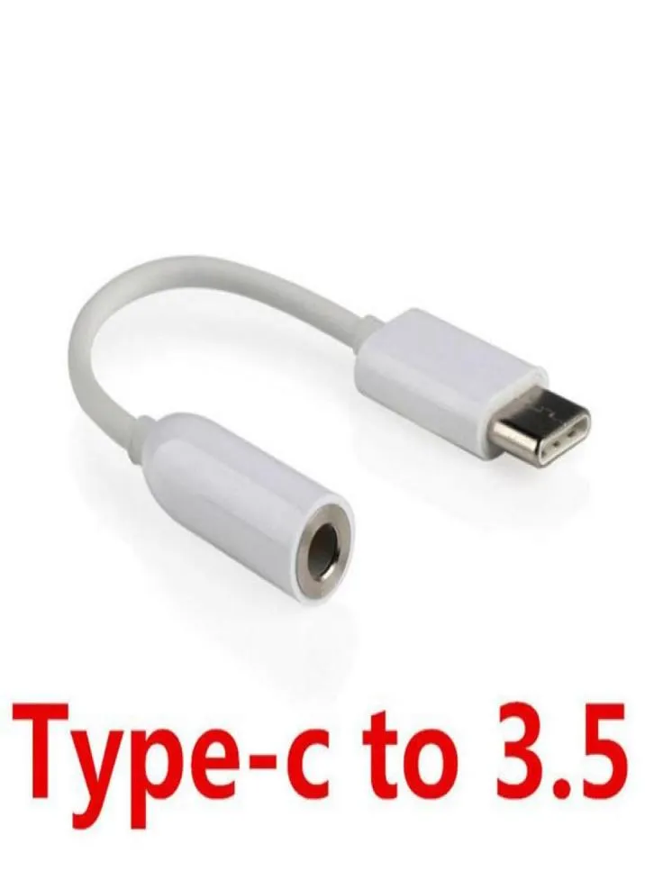 Type-c to 3 5mm aux o jack headphone jack adapter cable to 3 5mm earphone adapter For Samsung Note8 S8 edge HUAWEI255E3673173