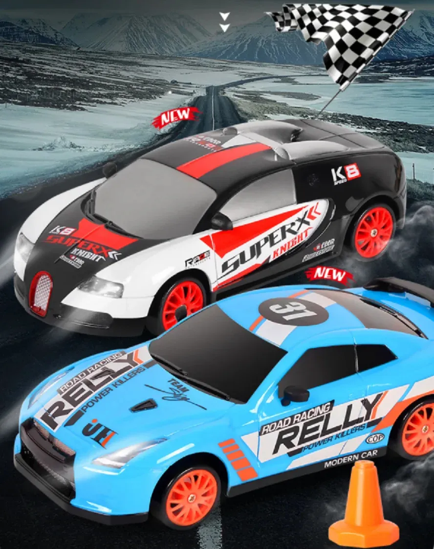 Sports Drift Car RC Racing Drift High Speed ​​20km/H 2.4GHz 4WD AE86 TOY TOY MOON FAR KIDS Christmas HIRDACH 240122