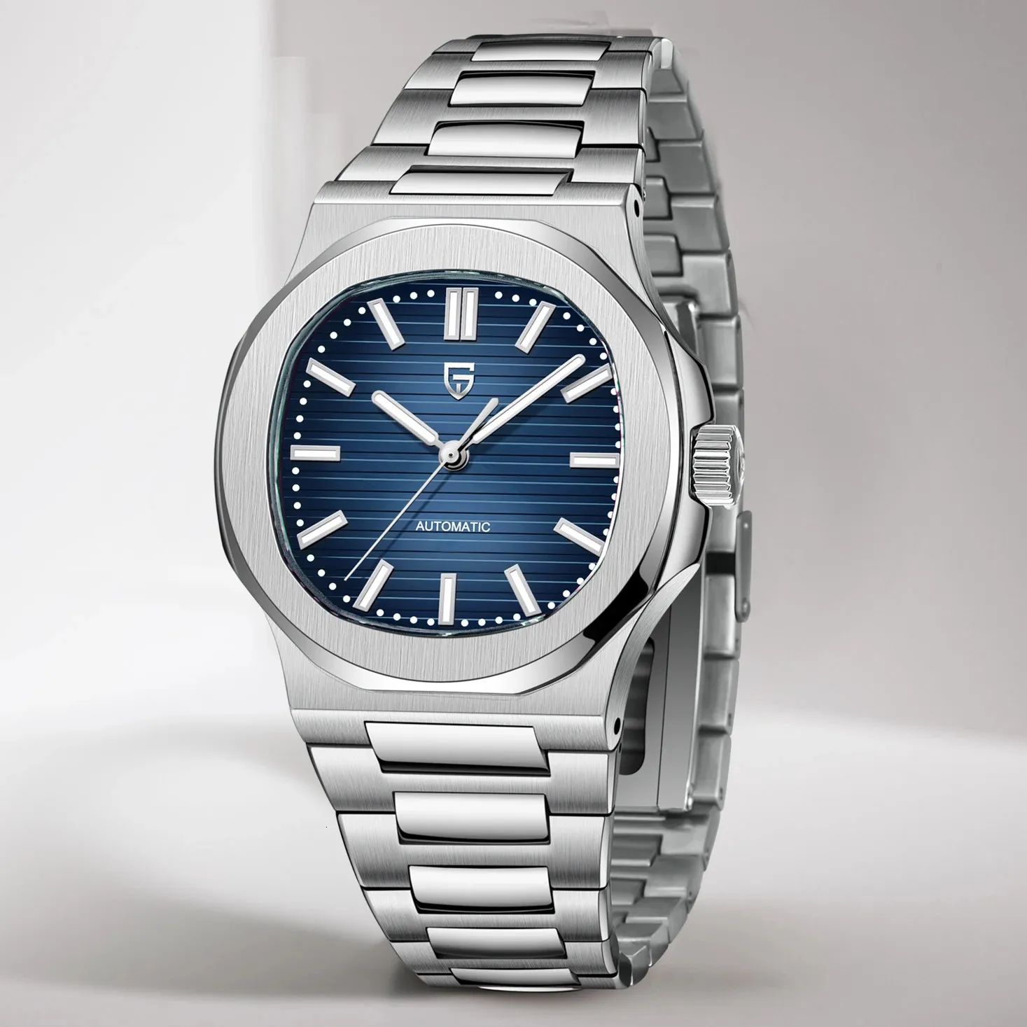 Pagani Design Mens Watches Luxury Automatic Watch for Men Mechanical 40mm armbandsur Rostfritt stål AR Sapphire Glass 240202