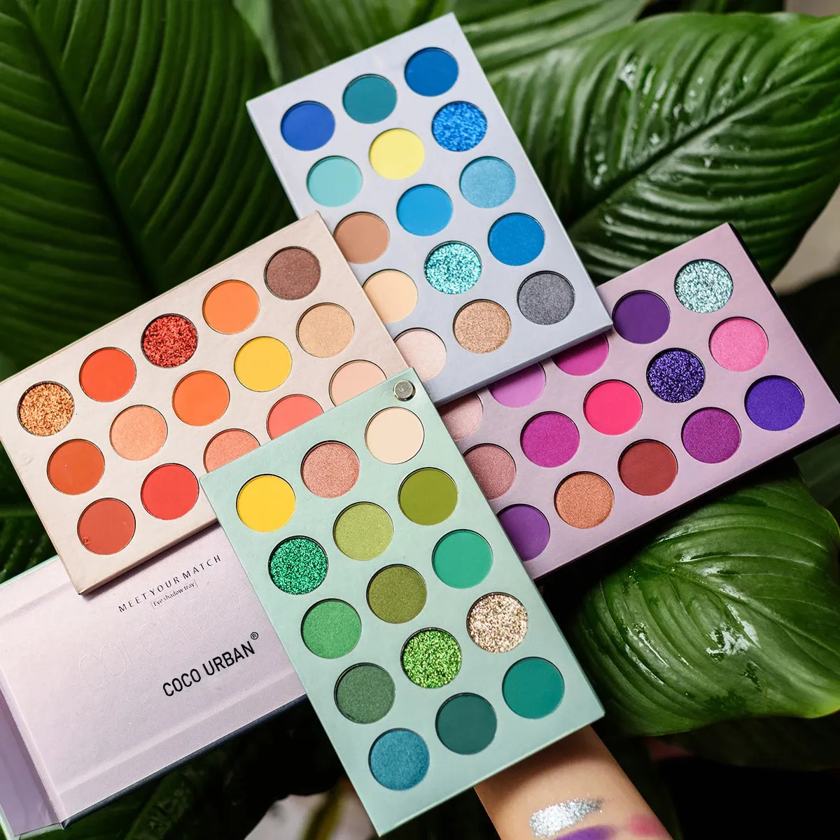 72/60 couleurs mat miroitant palette de fard à paupières imperméable longue durée ombre à paupières maquillage cosmétique paillettes fard à paupières outils de beauté 240119