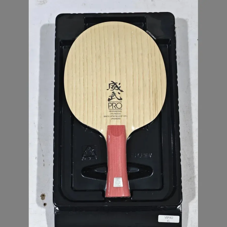 SANWEI V5 Pro Hoja de tenis de mesa 7 capas de madera pura OFF Ping Pong Blade ataque ofensivo profesional con Loop Drive Original 240123