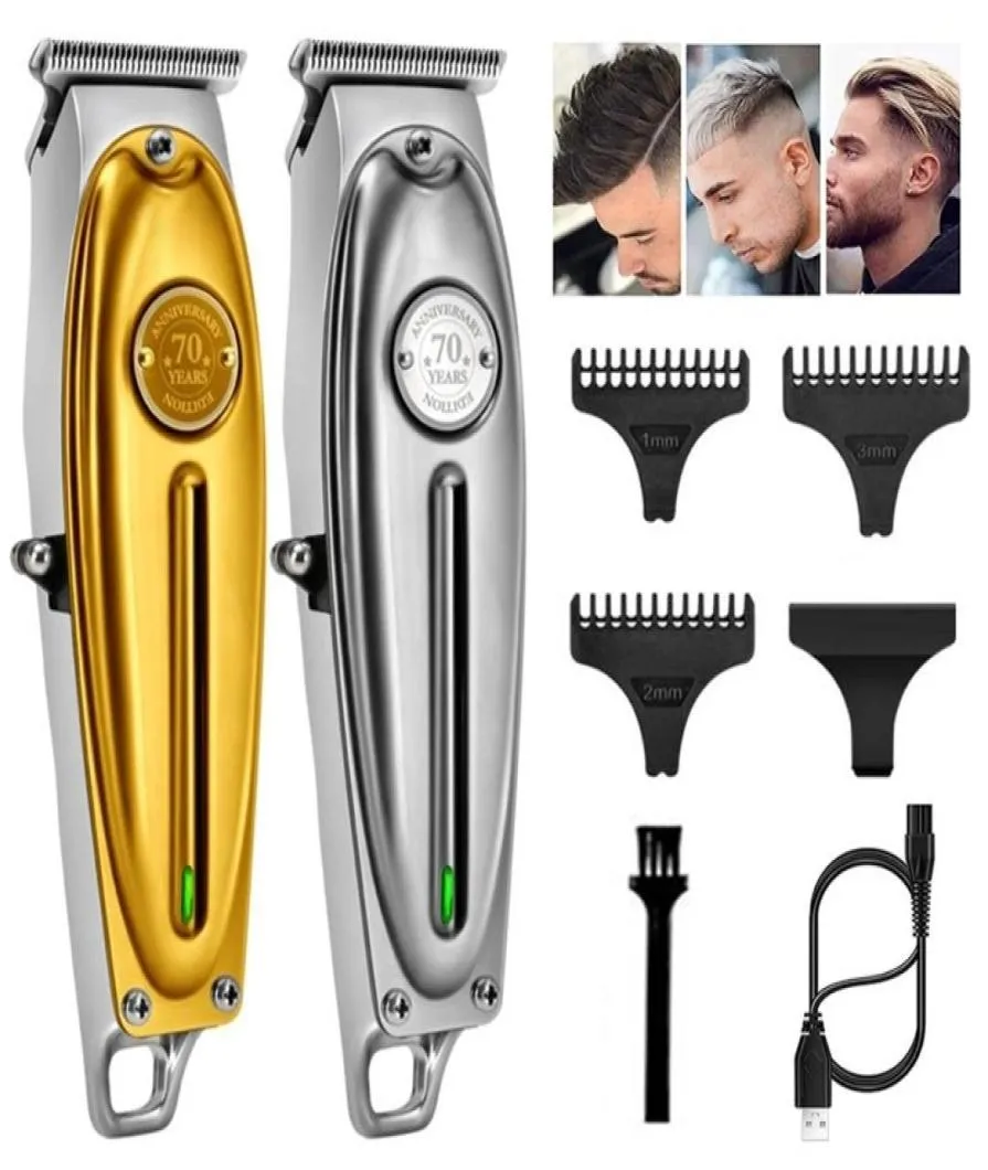 Kemei 1949 Barbiere elettrico Full Metal Housing Pro per uomo Litio Lon Potente macchina per rifinire la barba 2203128828149