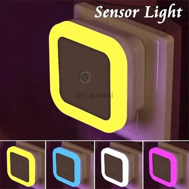 Night Lights Wireless LED Night Light Sensor Lighting Mini EU Plug Nightlights Lamp For Children Room Decoration Lighting YQ240207