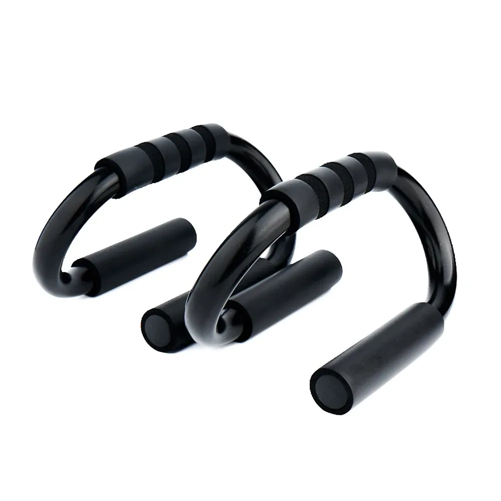 Portabla pushups Stand S -form Push Up bar förtjockad förstärkt slipbeständig hemkondition Muskeltränare utrustning 240127