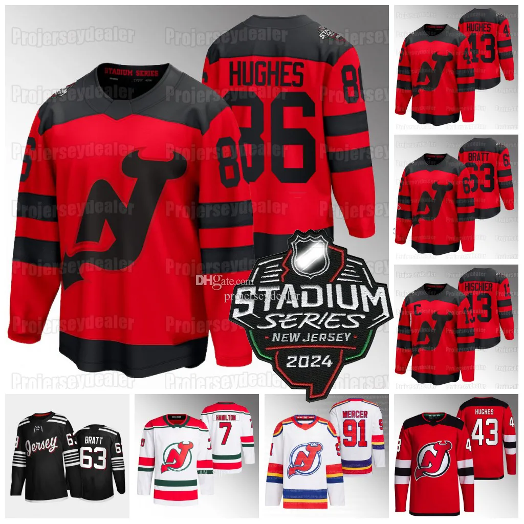 jack hughes jersey black