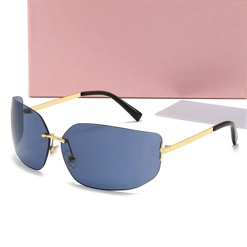 Designer occhiali da sole Donne da uomo di lusso oversize Ladie designer Miui Lunette de Soleil Mui Sun Glasses opzionale Sonnenbrillen Gafas Sol con box9vadyypn