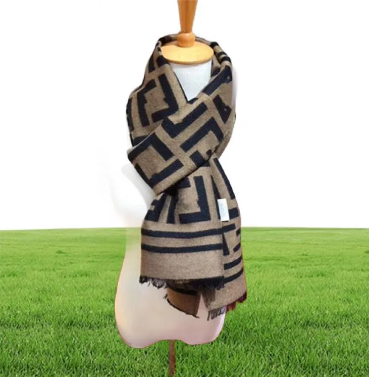 Designer Wool Scarves Top Super Pure Pure Mens Scarf Womens Soft Advanced Fabrics Luxury Grid Style Långtryckt sjal Storlek 30180CM3331322