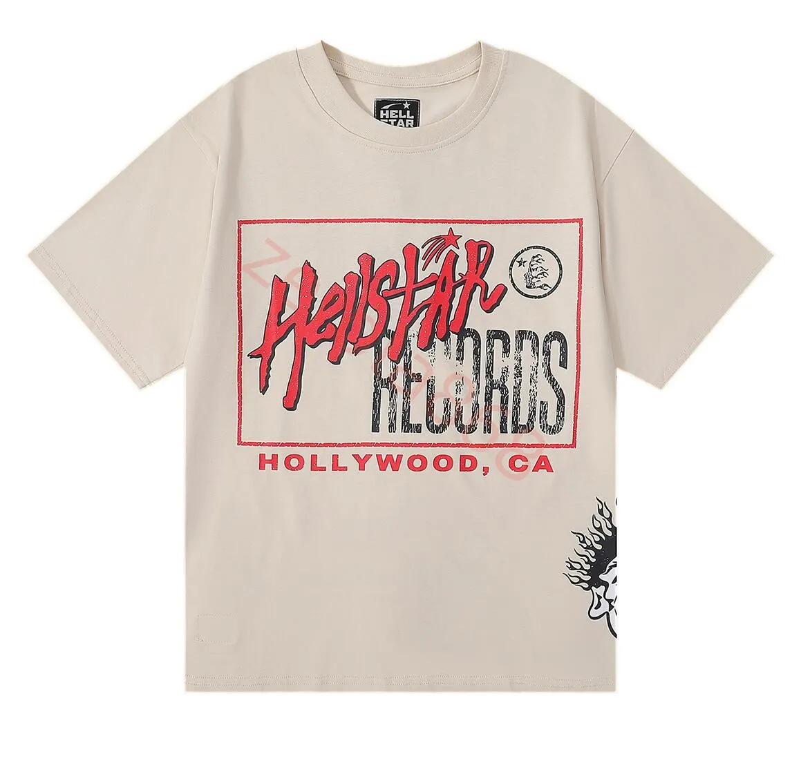 Hellstar Shirt Designer Short Shirts Men Plus Tees Hellstar Maglietta magazzino Wash grigio artigianato pesante unisex magliette a maniche corte