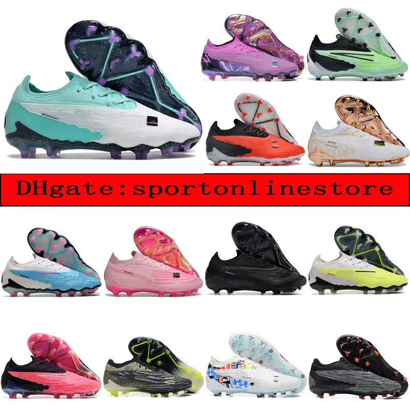 Envoyer le sac Hommes Enfants Femmes Bottes de football Phantom GX Elite FG Crampons de sol ferme Phantom GT2 Neymar ACC Ghost Hommes Chaussures de football Top Entraîneurs d'extérieur Botas De Futbol