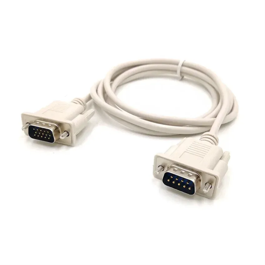 Pure copper 9-pin to 15-pin DB9 to VGA signal line, serial port to VGA data line