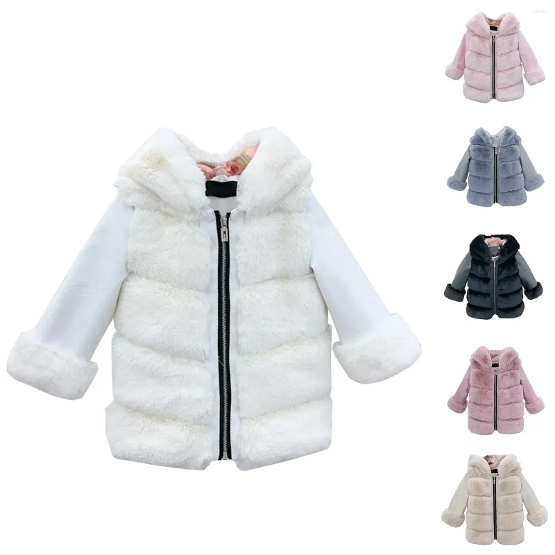 Vestes enfants filles manteau veste d'hiver pour bébé fille 1218 mois vers le bas enfant mignon