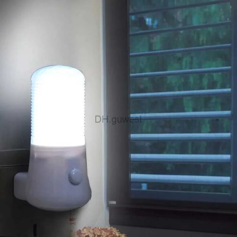 Luzes noturnas Vendas quentes 110-220V LED Night Light UE / US Plug Lâmpada de cabeceira para crianças Baby Socket Light Decoração de casa Lâmpada LED YQ240207