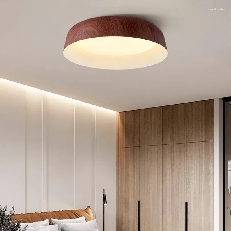 Plafonniers LED nordique pour salon chambre couloir Luminaire blanc noir gris lampe goutte Lustres E Pendentes