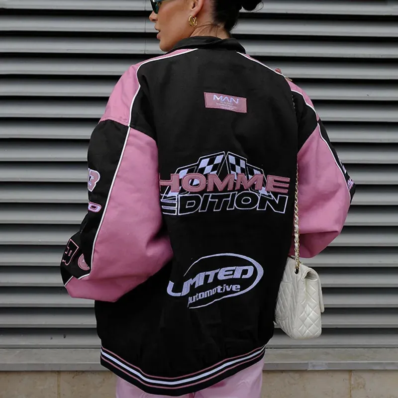 00s SWAGGER Check Pattern P-Coat ギャル y2k 90s does 60s geo zip detail shaket – OURstore Vintage