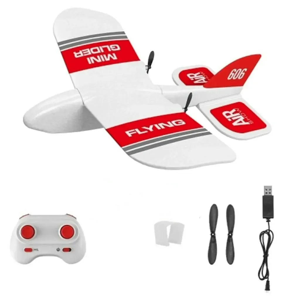 RC Plane KF606 24 GHz EPP Flying Aircraft Mini Glider Airplane Foam 15 minuter Fligt Time RTF Toys Kids Gifts 240118