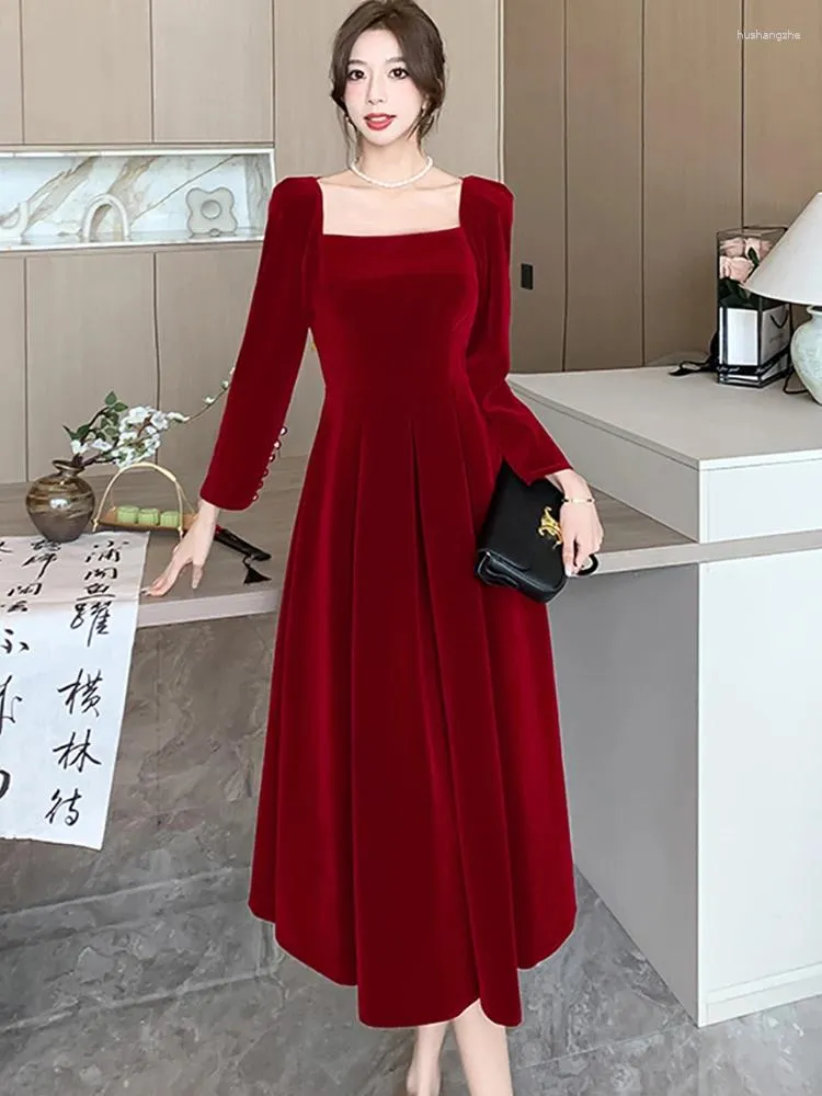 navy blue dress with long sleeves Women's Sloane Long Sleeve Satin Maxi Dress - Navy Blue In Size Small - Navy / Blue