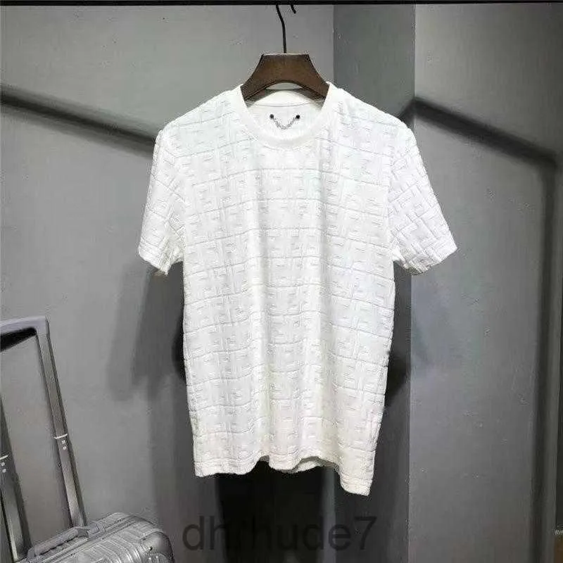 Heren Casual Poloshirt Designer T 3d Brief Jacquard Knop Shirts Mannen Vrouwen Business T-shirt Korte Mouwen Tee Sweatshirt VAZ9