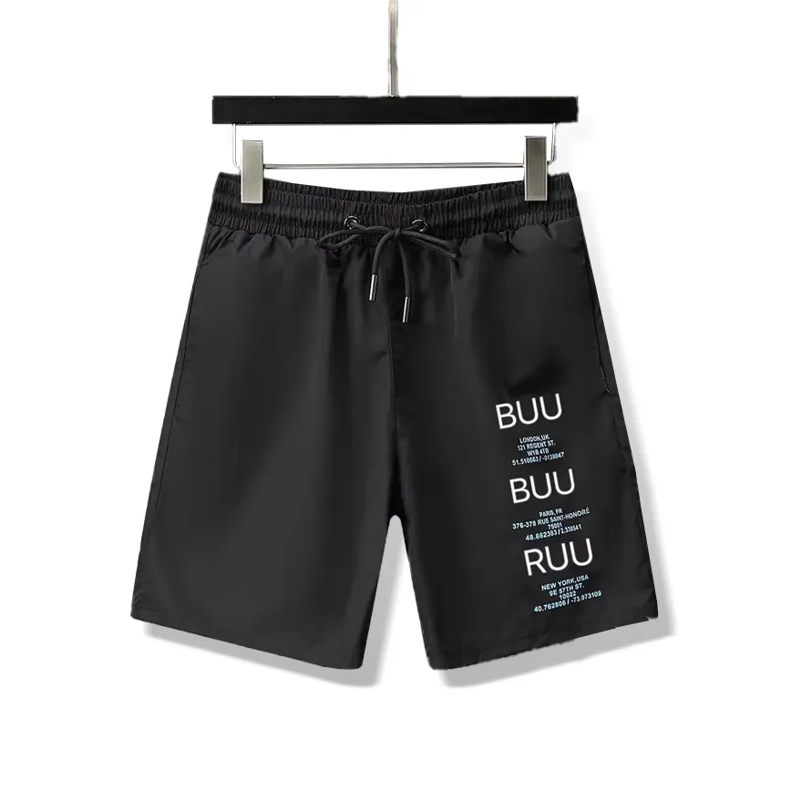 Hommes Shorts Été Solide Petit Cheval Mâle Maillots de bain de haute qualité Fitness Sport régulier Trunks Sandy Beach Pantalon court Noir et blanc Designer de couleurs multiples