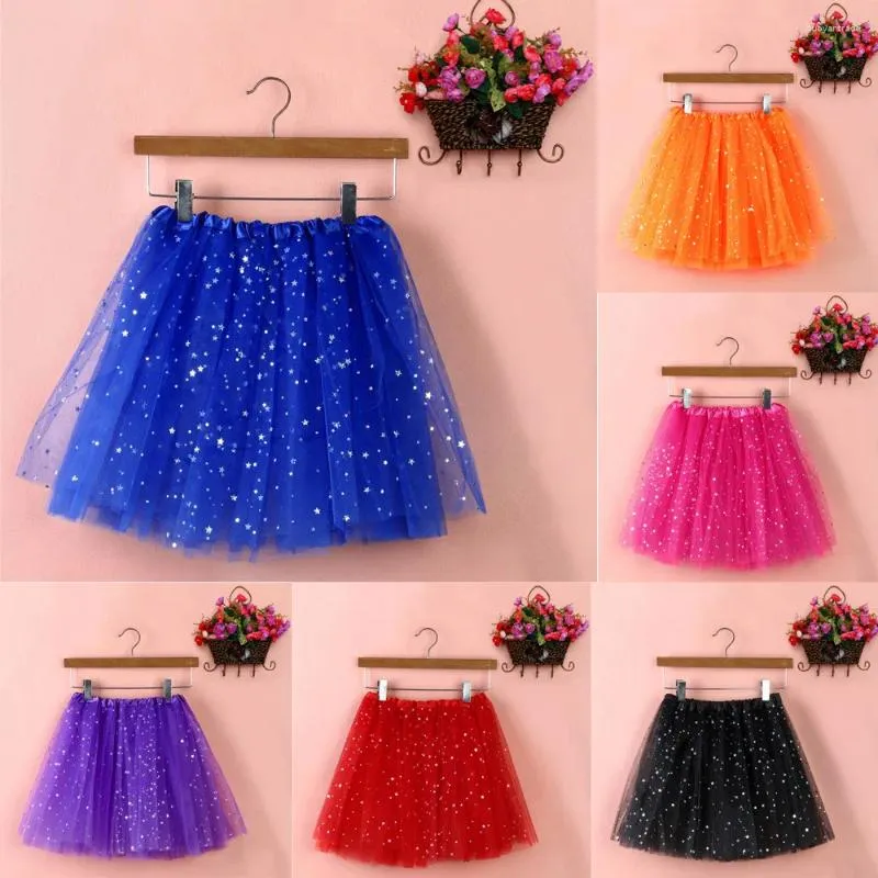 Jupes Adulte Femmes Tulle Star Court Tutu Jupe Femmes Fantaisie Ballet Dancewear Costume De Bal Robe Mini