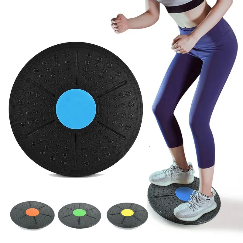 Yoga Balance Board Disc Round Waist Twister 360 Degree Rotation Exerciser Fitness Equipment Children Adult Waist Twisting Plate 240123