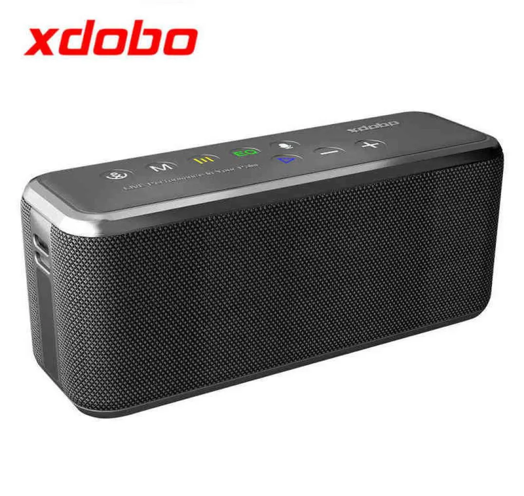 XDOBO X8 MAX 100W Altoparlante portatile Wireless Bluetooth Soundbar BT5.0 Power Bank TWS Sound Box 20000mAh Boombox o Player H2204129564846