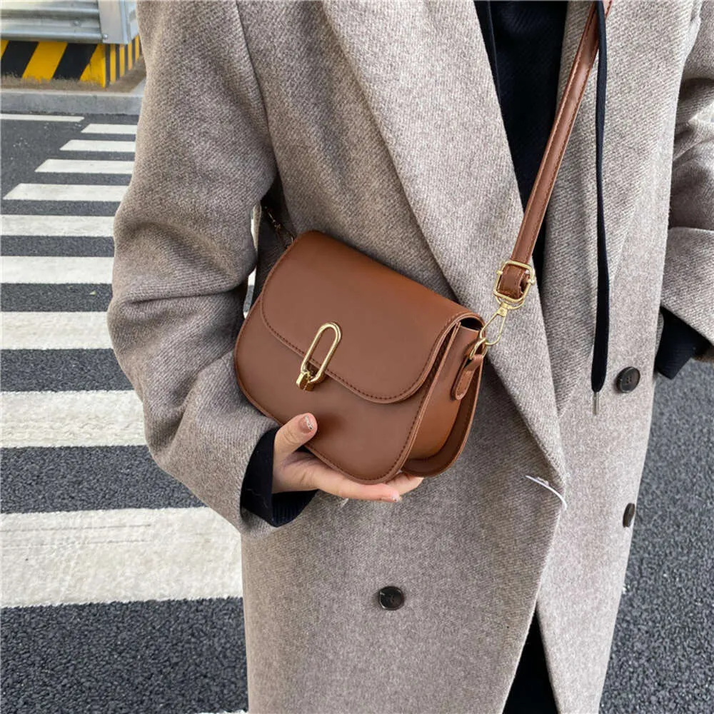 Version coréenne minimaliste d'Instagram de style occidental, petit sac à boucle à bandoulière personnalisé et capable d'Internet célèbre, sac pour femme 2024