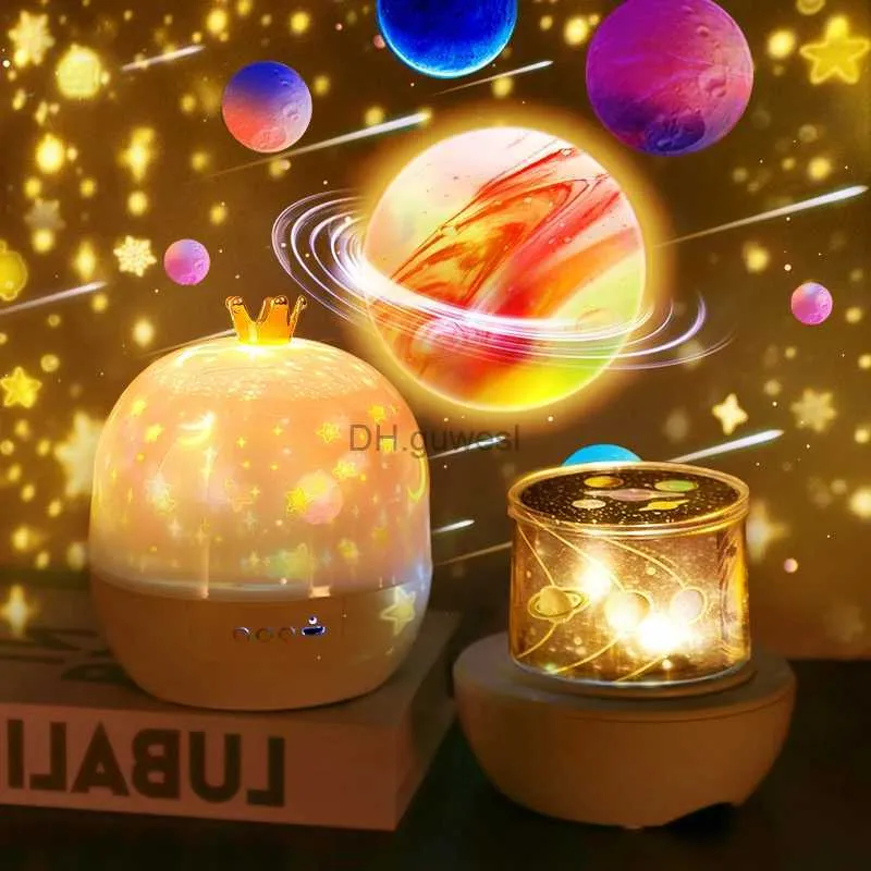 Luci notturne Galaxy Light Star Night Light con altoparlante Bt Telecomando Ruota lampada a LED per la decorazione YQ240207