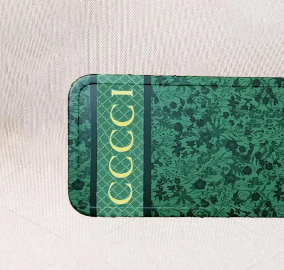 Роскошный дизайнерский чехол для телефона Green Forest Classic Letter Модный бренд Противоударные чехлы для телефонов Высокое качество для iPhone 14 12 13 Pro 4755505
