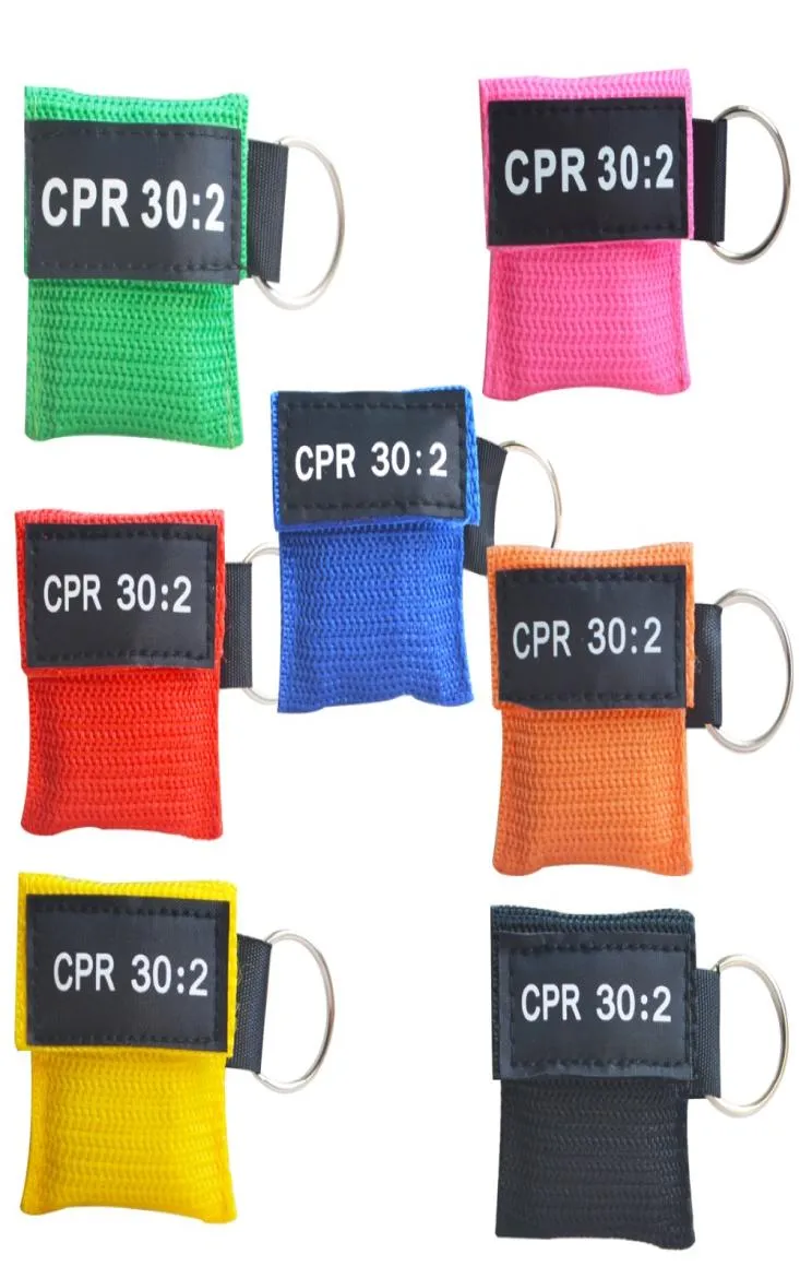 CPR Resuscitator Mask 302 Disposable First Aid Skill Training Face Shield Breathing Mask Mouth Breath Oneway Valve Tool9625155