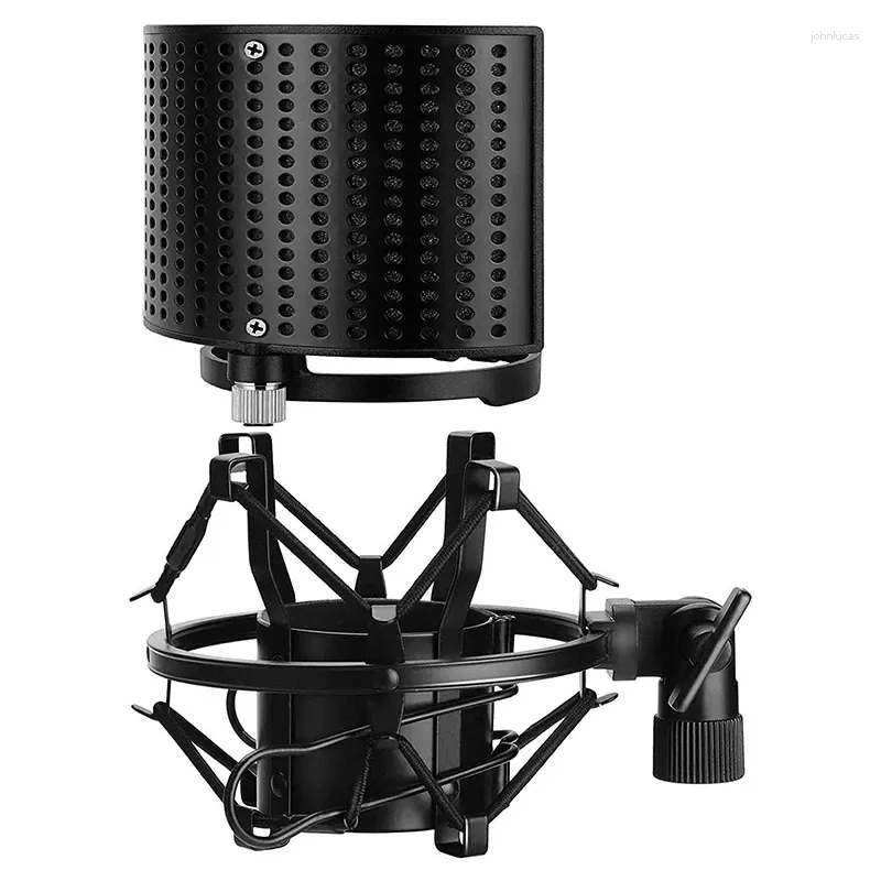 Microphones Support de microphone avec support de suspension de pare-brise de filtre compatible diamètre 44mm-70mm