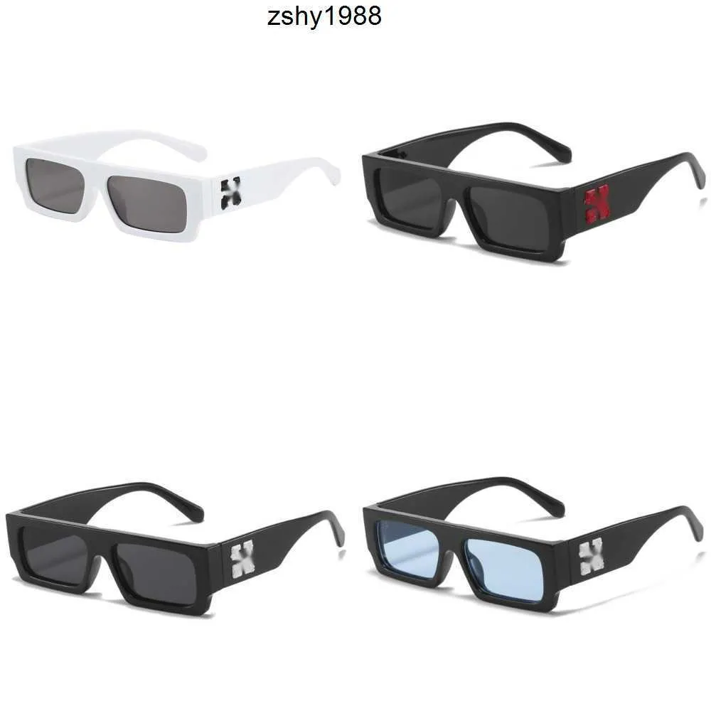 Mode w solglasögon designer vita ramar stil fyrkantig varumärke solglasögon pil x svart ram glasögon trend solglasögon ljusa sport