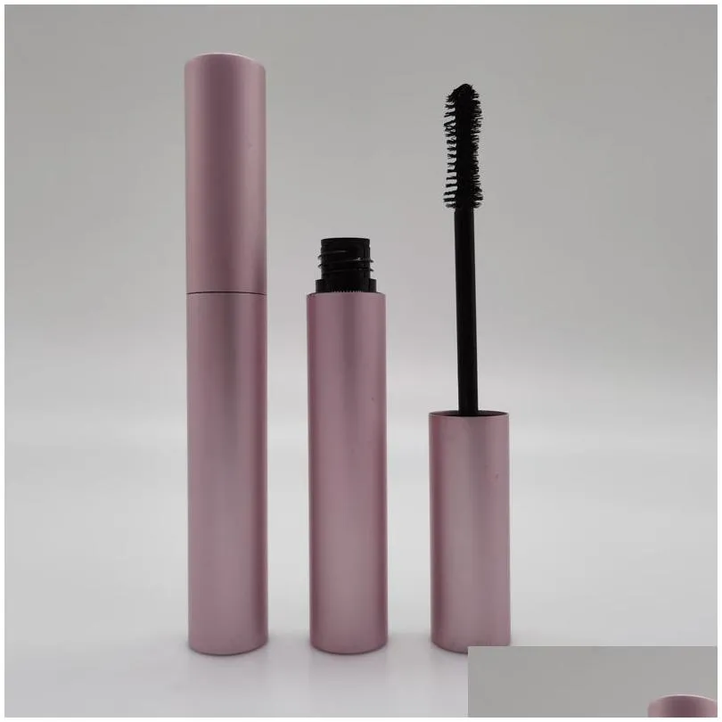 Mascara Eye Lashes Maquiagem Extensão Longa Duração Curling Escova de Cílios com Tubo de Alumínio Rosa 8ml Gota Entrega Saúde Beleza Olhos Dhmwv