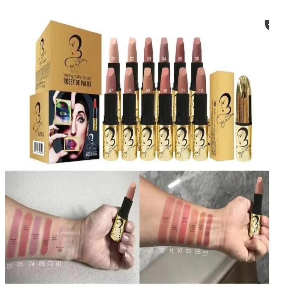 24 PCS Selling Lowest first MAKEUP NewEST Lasting Matte Lipstick twelve different colors gift9272952