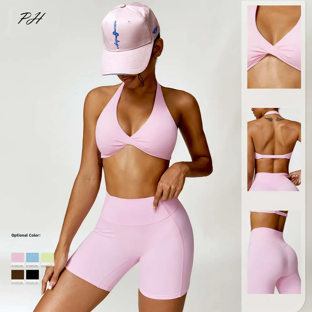 Lu Align Athletic Align Sets Abbigliamento sexy Abbigliamento da donna Pantaloncini a vita alta e top in due pezzi Tuta da palestra nuda Abiti da allenamento fitness LL Jogger Lemon LL Jogger Lu08 2