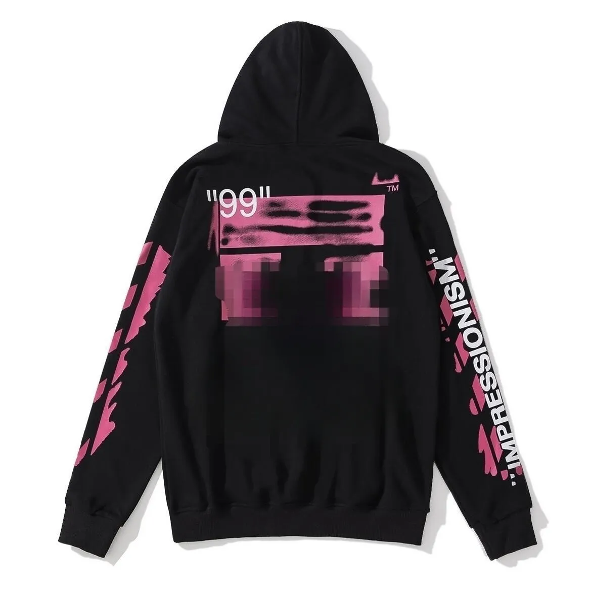 パーカー・フーディ Off-White Red Cotton Hoodie With Adjustable Drawstring OFF-WHITE HOODIE S COTTON RED OMBB009F17003028 DIAGOUS