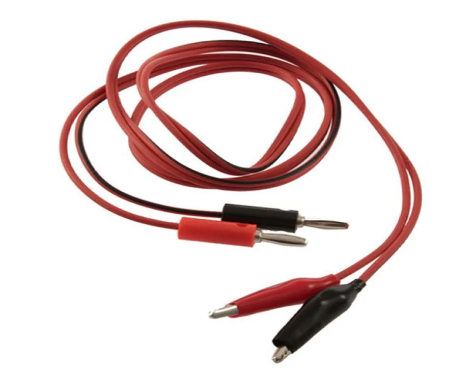 2x2 alligator clip leads to a test probe pin of a banana plug cable Cord whole for digital multimeter Current9408385